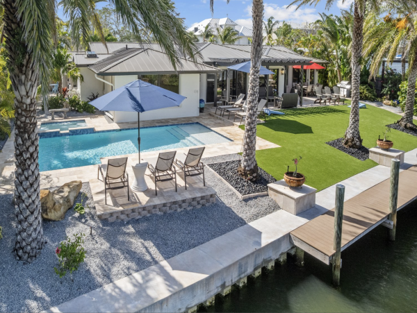 Anna Maria Island Vacation Rental - Luxury Canal Front Home with Pool & Dock